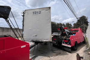 Içamento de carreta carregada