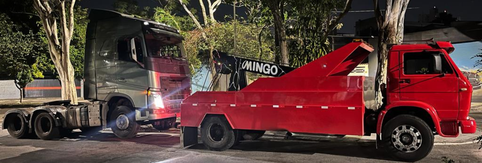 Guincho na Rodovia Ayrton Senna