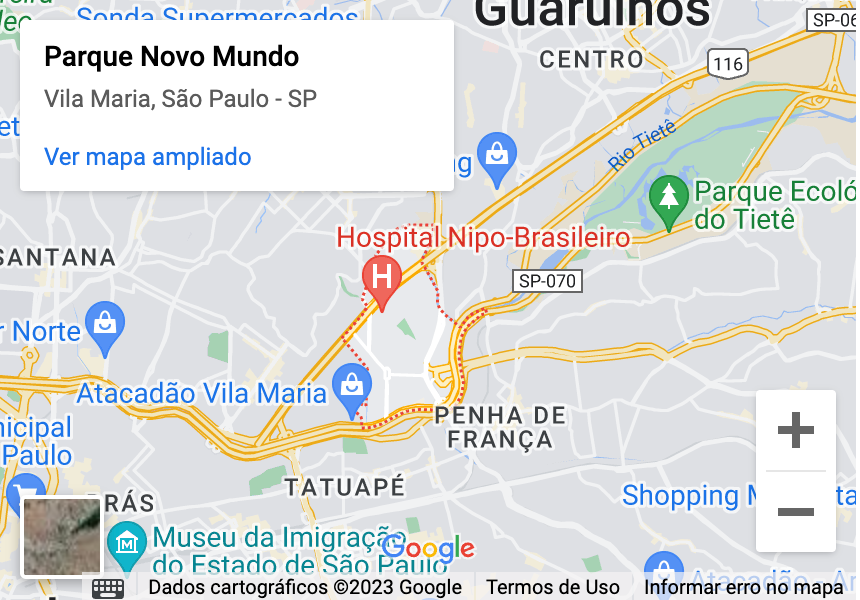 GUINCHO NO PARQUE NOVO MUNDO